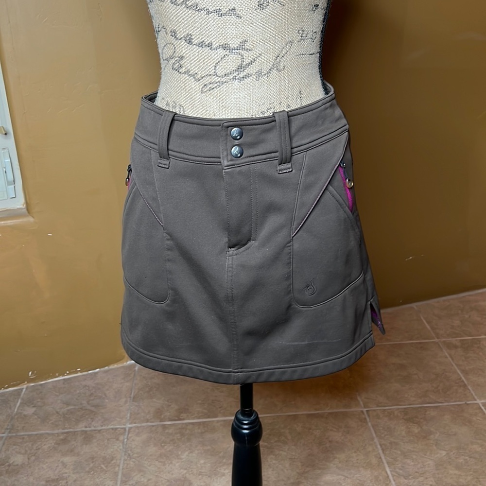 Isis Carlotta Skirt, Dark Roast color, size XS